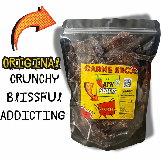 Carne seca beef jerky original flavor