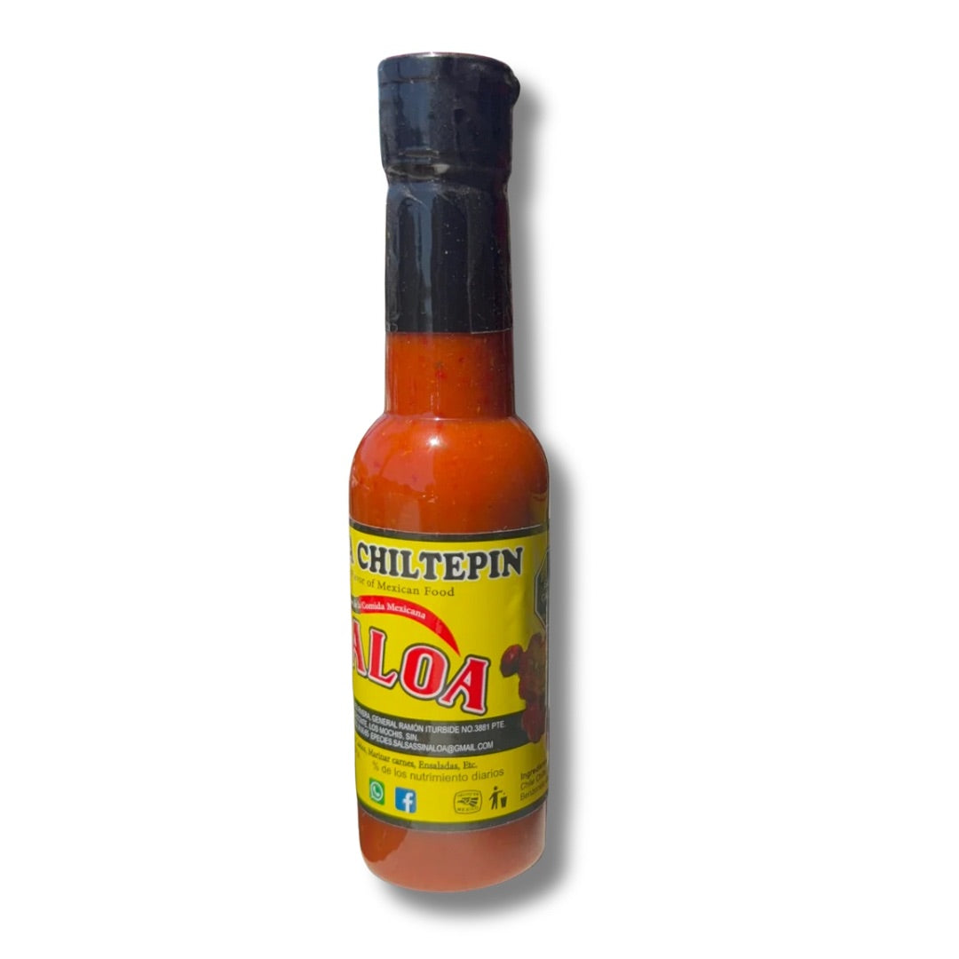 Sinaloa Chiltepín Hot Sauce bottle 160 ml