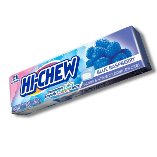 HI-CHEW: Blue Raspberry Fruit Candy Sticks 1 pack