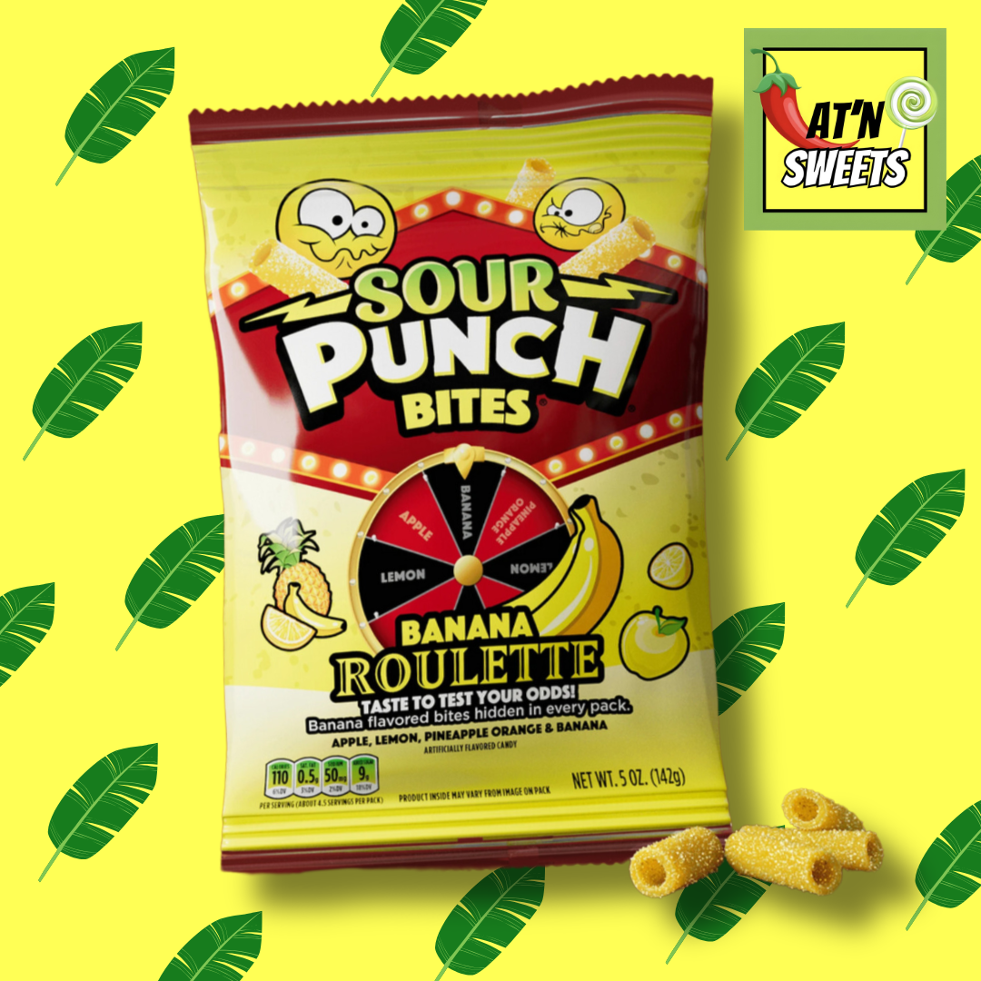 Sour punch bites banana roulette