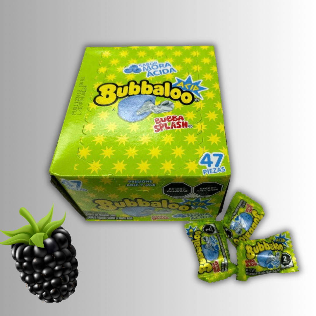 BUBBALOO – BUNDLE PACK (MORA ÁCIDA + FRESA) 94 Pieces