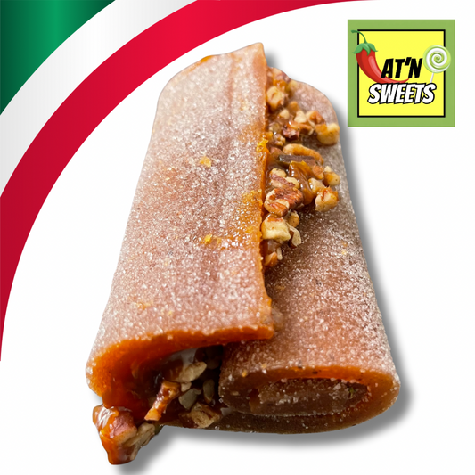 Rollo de Guayaba Relleno de Cajeta y Nuez  Guava Roll Filled with Cajeta and Nuts 16 oz