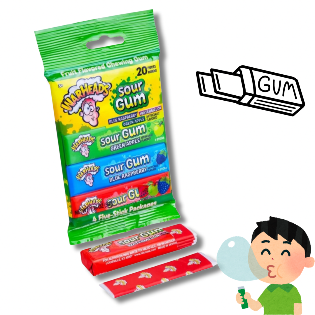 Warhead gum sour