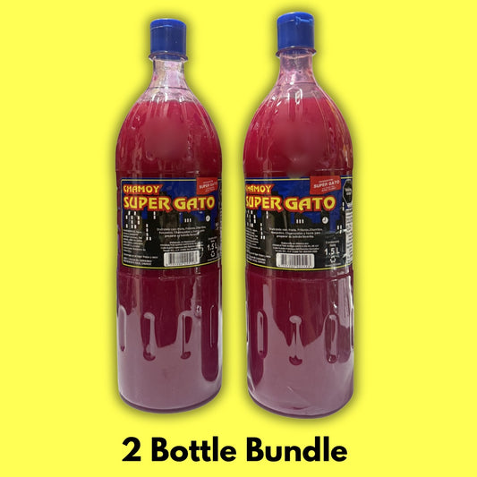 Chamoy Super Gato Bottle 1.5 Liter (2 Bottles)