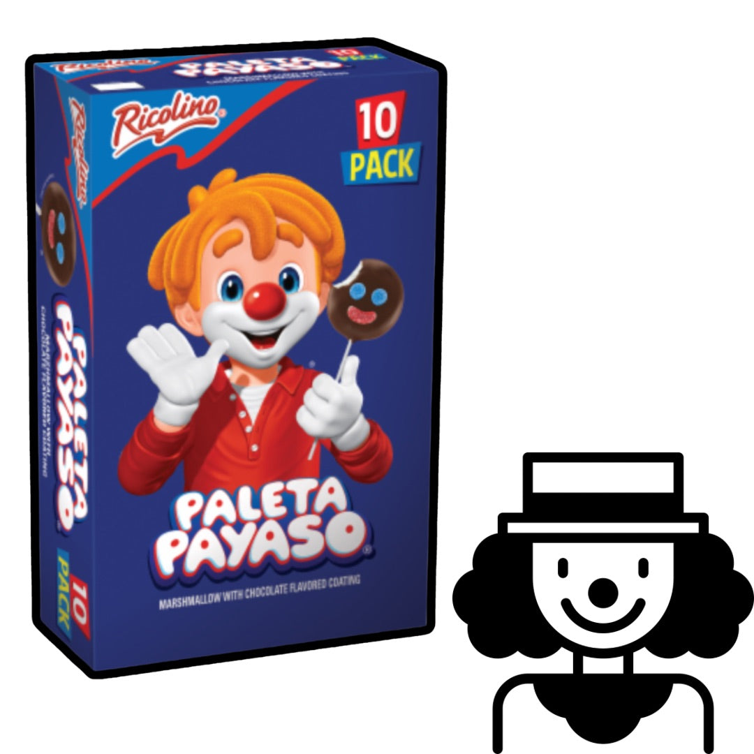 Paleta Payaso 10 PCS Box