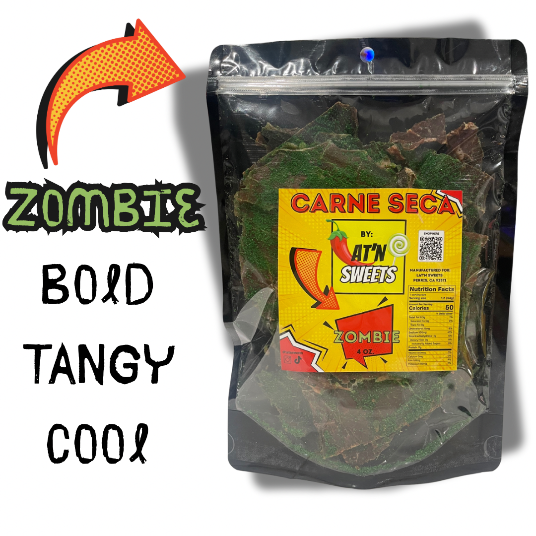 Carne seca beef jerky zombie takis