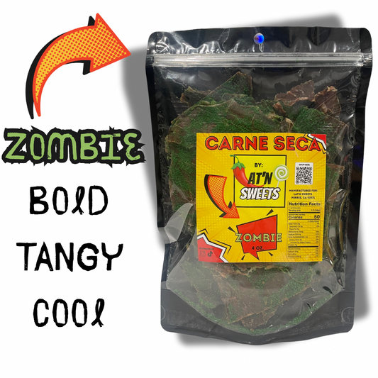 Carne seca beef jerky zombie takis