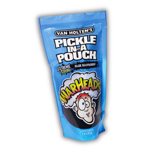 Van Holten's: Warheads Extreme Sour Blue Raspberry Dill Pickle in a Pouch