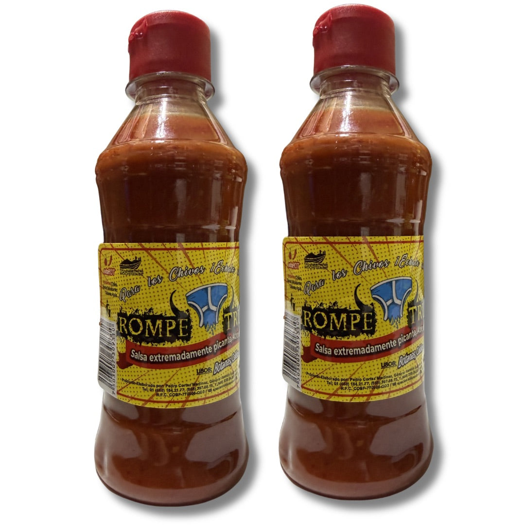 Rompe Truzas Mexican Hot Sauce – 2 Pack (8.5oz Each)