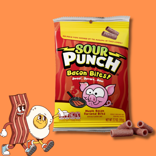 Sour Punch Bacon Bites, 3.7oz