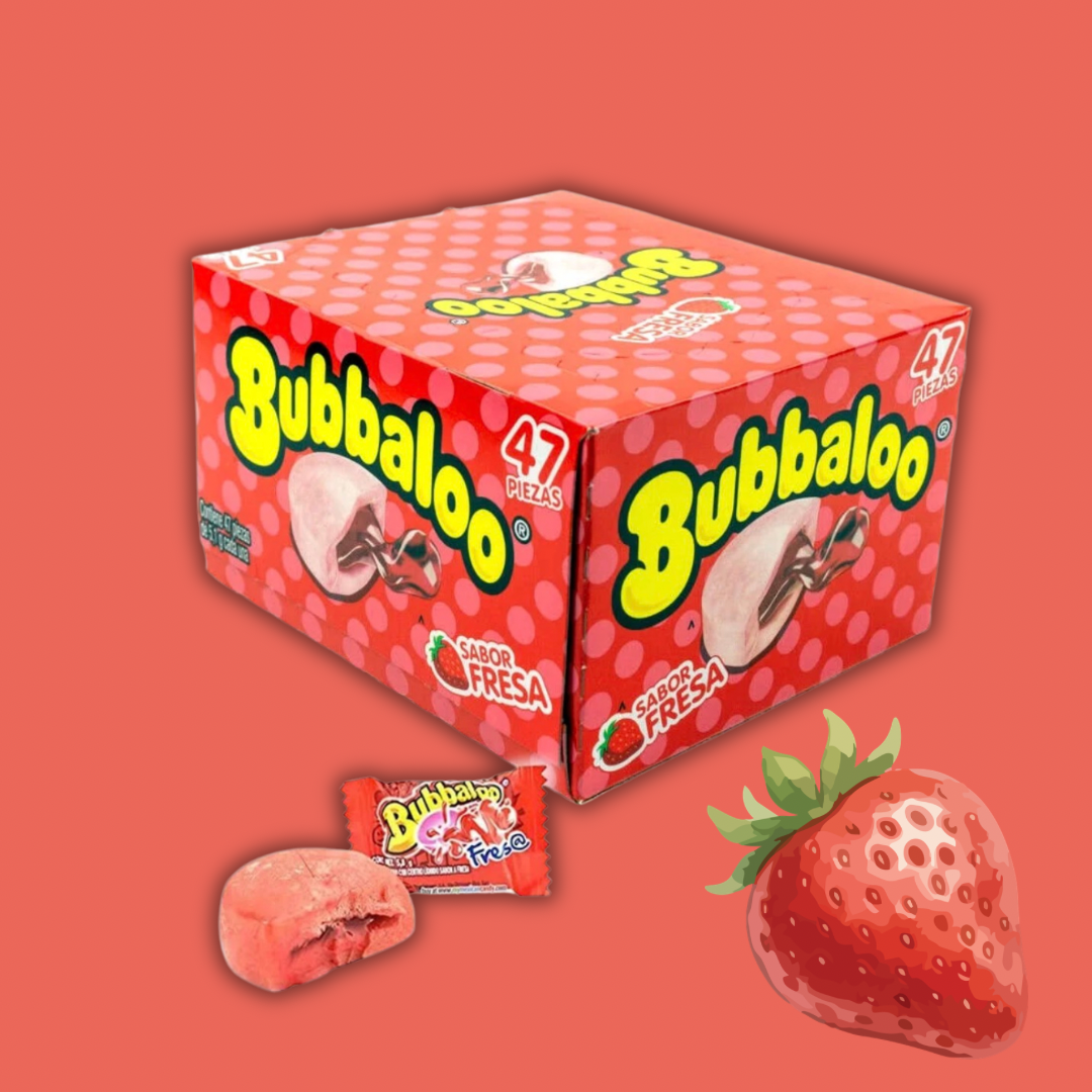 BUBBALOO – BUNDLE PACK (MORA ÁCIDA + FRESA) 94 Pieces
