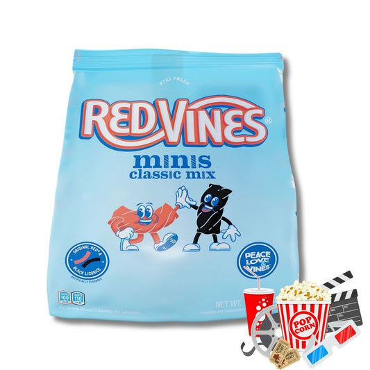 Red Vines Red & Black Licorice Classic Mix Minis, 12oz Bag
