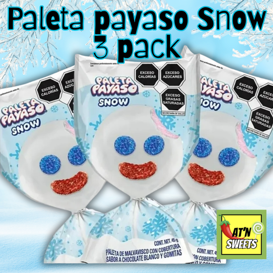 Paleta Payaso Snow 3 Pack Christmas Special Edition