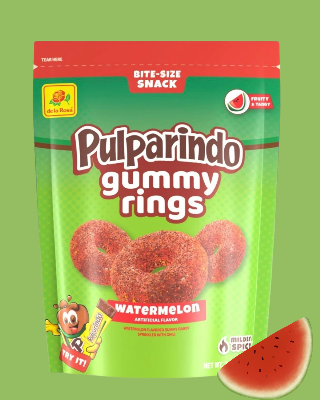 Pulparindo WATERMELON Gummy Rings 9 oz – Lat'n Sweets