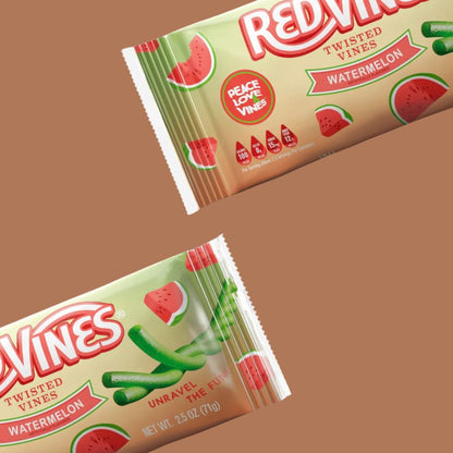 Red Vines Watermelon Twisted Vines, 2.5oz Bag