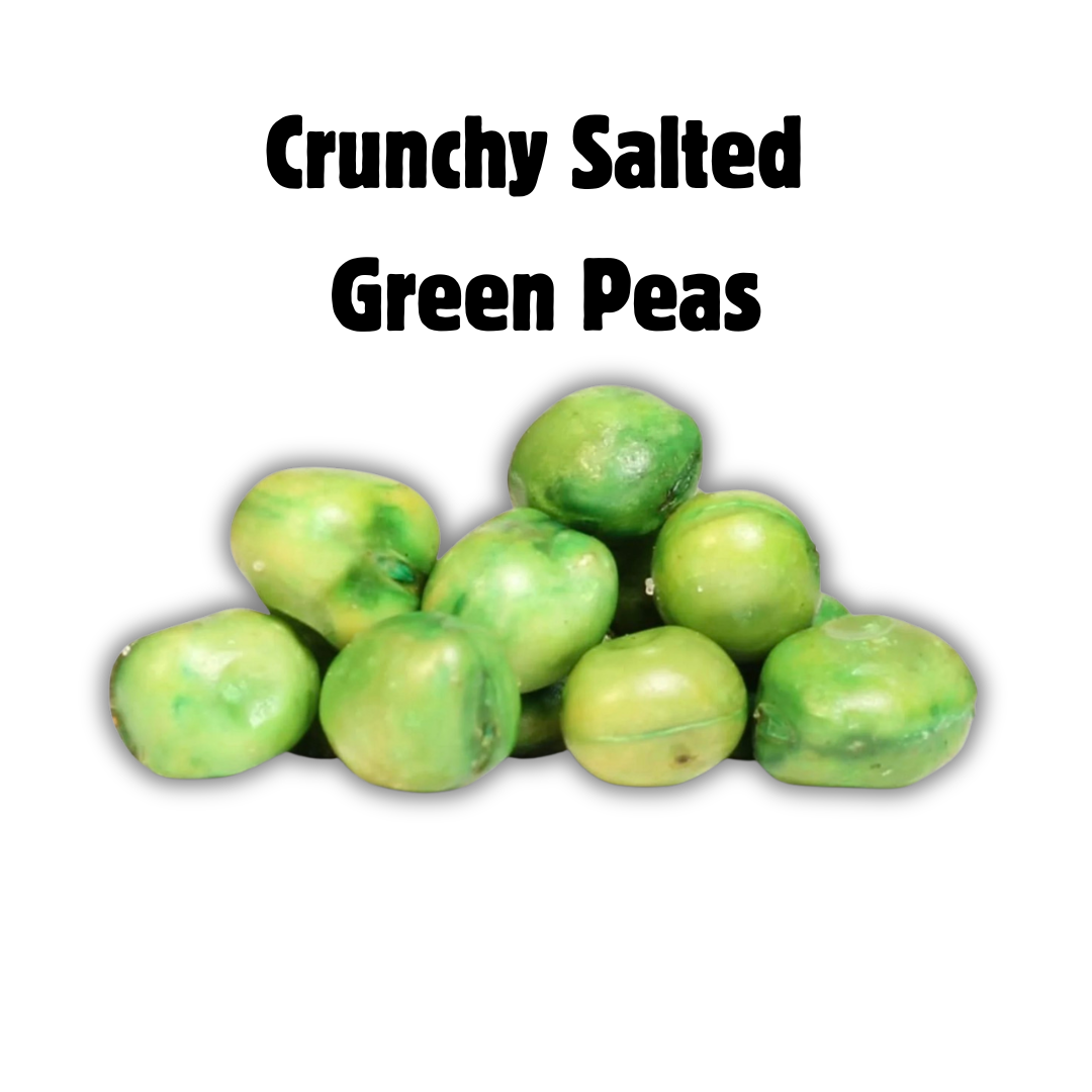 CRUNCHY SALTED GREEN PEAS 1LBS BAG