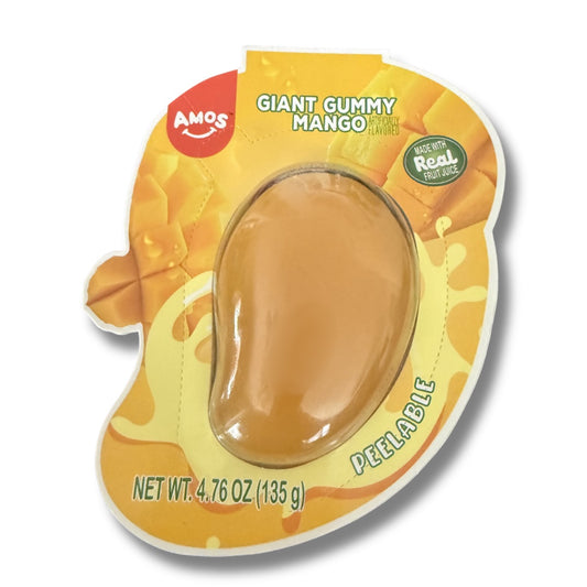 Amos® Giant Gummy Mango 4.7oz Mango Peel able