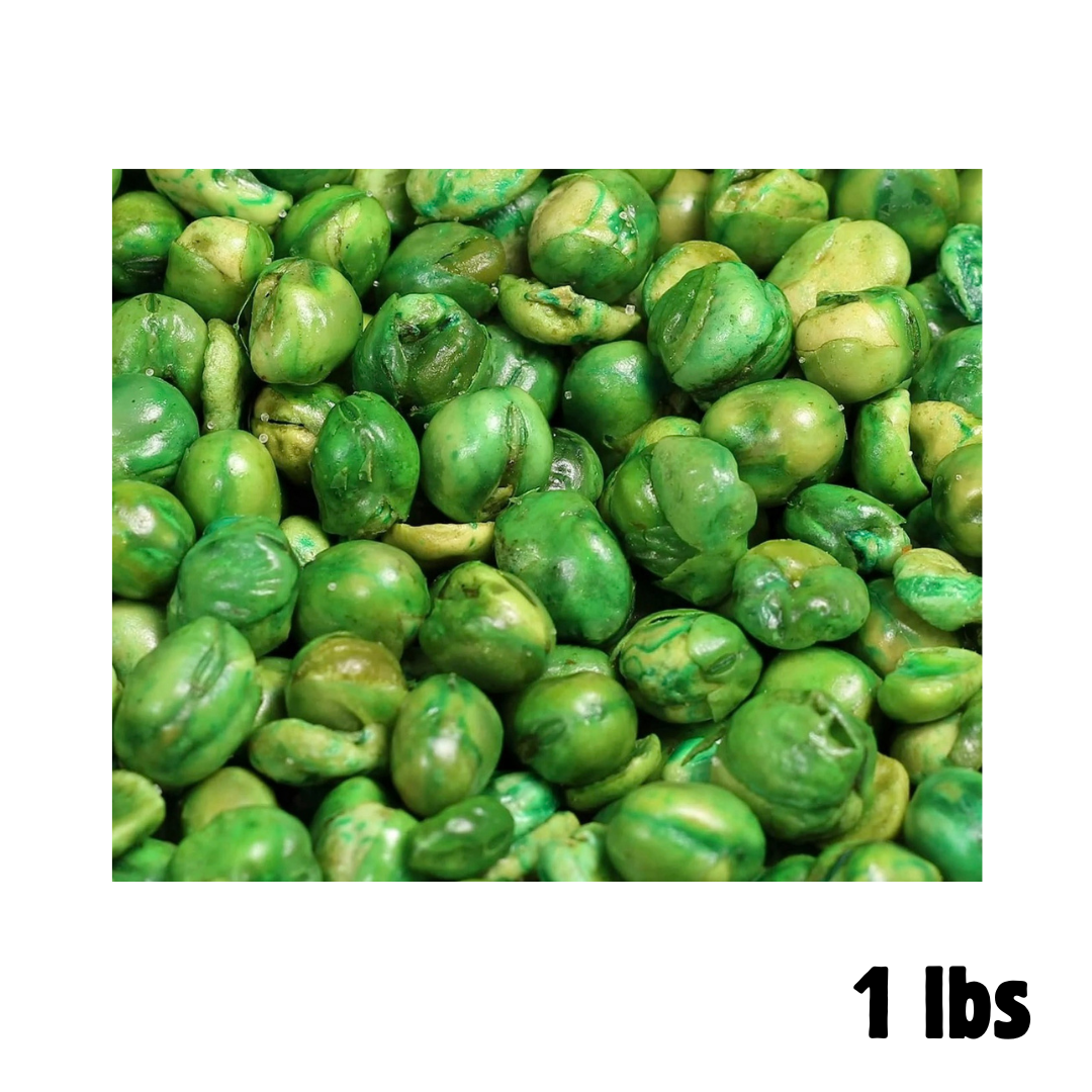 CRUNCHY SALTED GREEN PEAS 1LBS BAG
