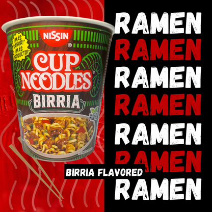 Cup Noodles: Birria 1 cup from Mexico