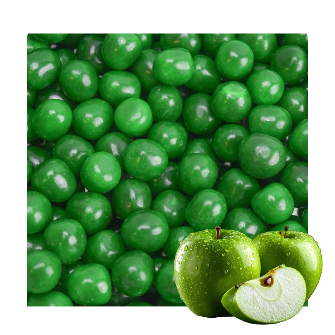 Green Apple Sour Balls 8 oz Bag