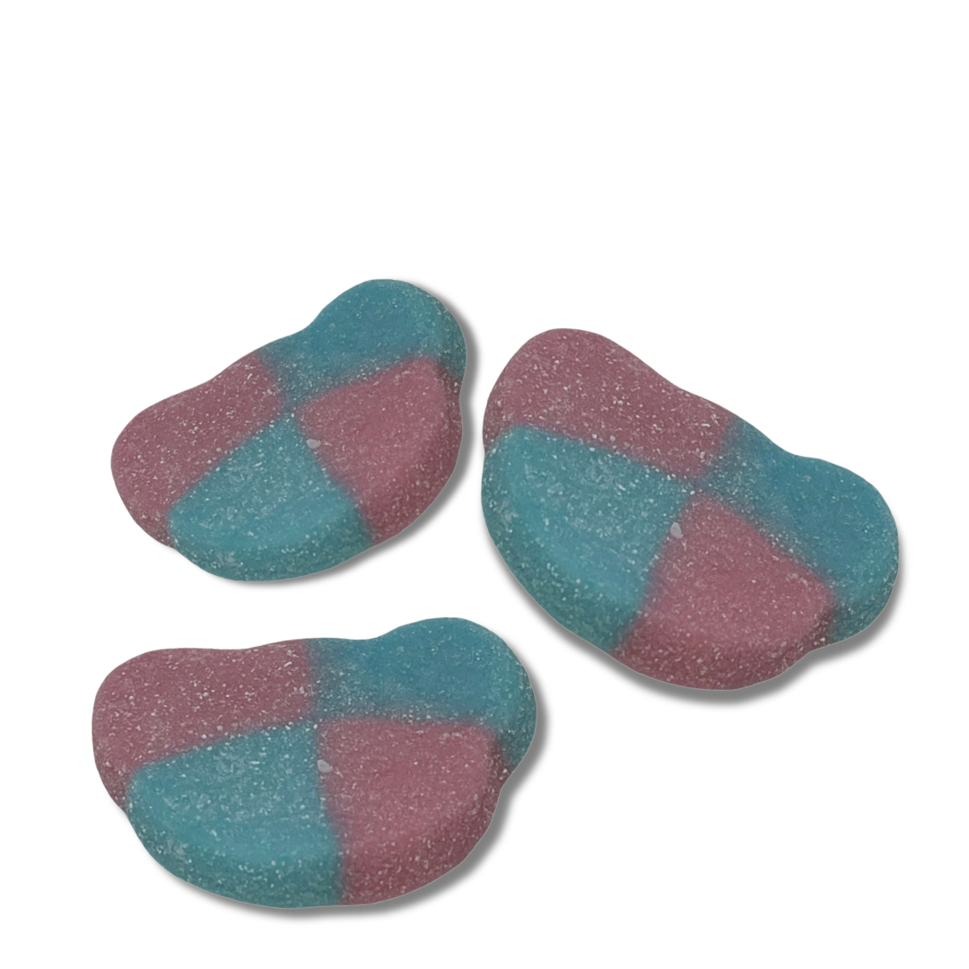 Swedish Candy:  Sour Bear  - Blueberry & Strawberry  1/2 Lbs - Free Shipping Included