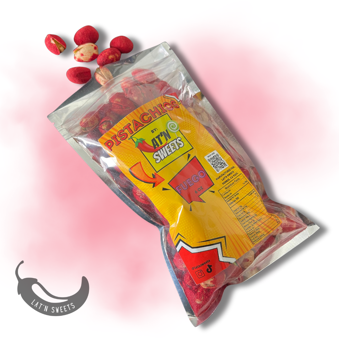 Lat’n sweets Wendy Ortiz fire fuego pistachios ship same
