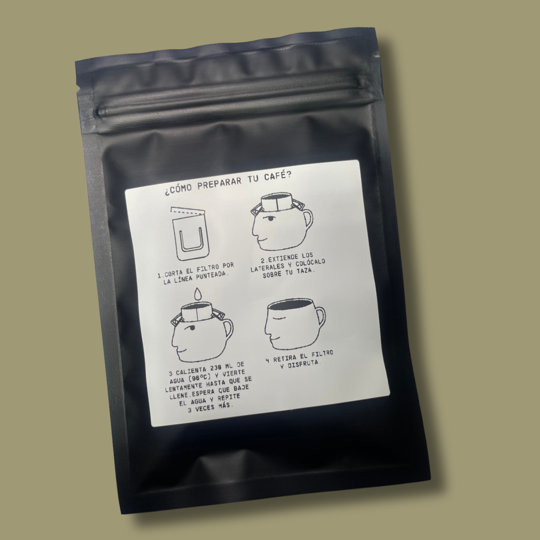 Metronomo Coffee "Drip Bag" Cafe portatil -  Veracruz Honey 14g