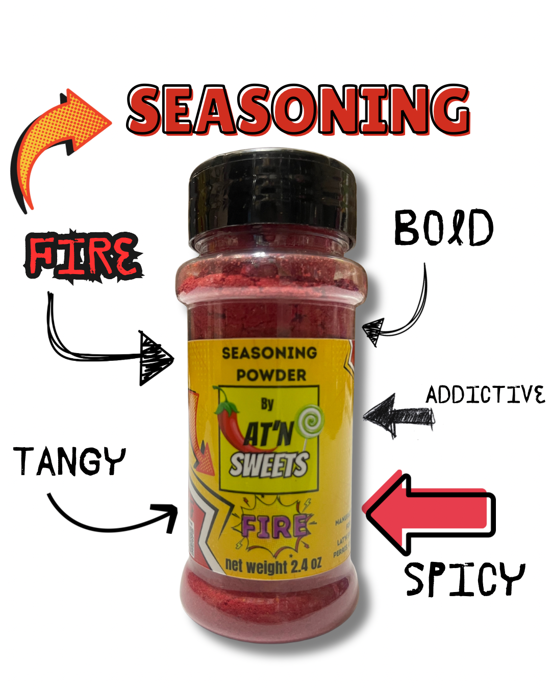 takis fuego powder topping