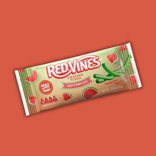 Red Vines Watermelon Twisted Vines, 2.5oz Bag