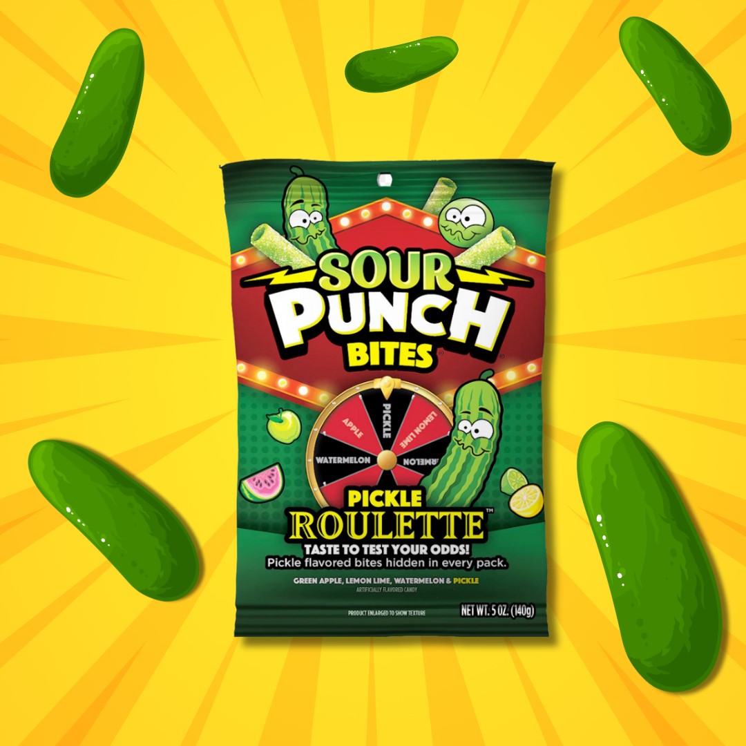 Sour Punch Bites Pickle Roulette – Lat'n Sweets